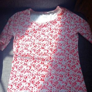 A shirt with flowers on it